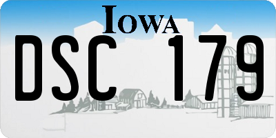 IA license plate DSC179