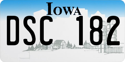 IA license plate DSC182