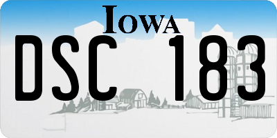 IA license plate DSC183