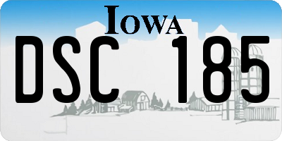 IA license plate DSC185