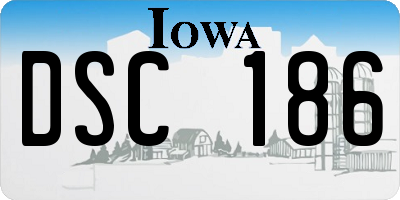 IA license plate DSC186