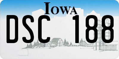 IA license plate DSC188