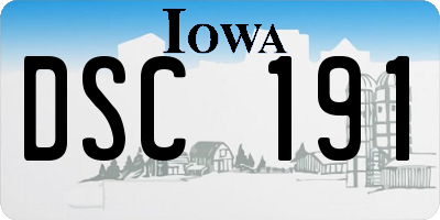 IA license plate DSC191