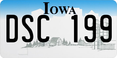 IA license plate DSC199