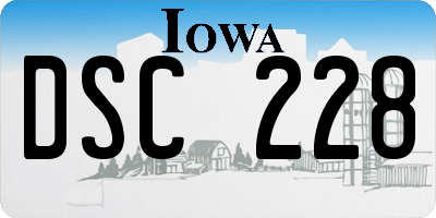 IA license plate DSC228