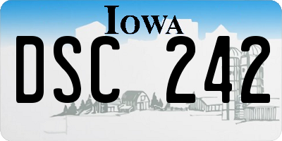 IA license plate DSC242