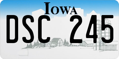 IA license plate DSC245