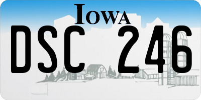 IA license plate DSC246