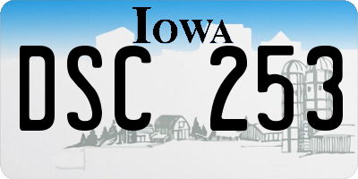 IA license plate DSC253