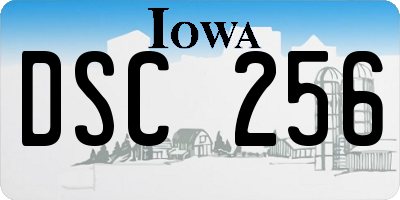 IA license plate DSC256