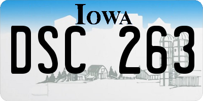 IA license plate DSC263