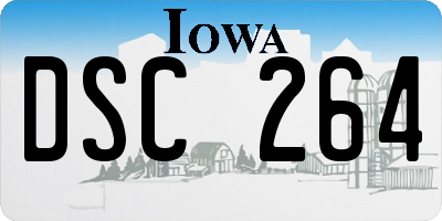 IA license plate DSC264