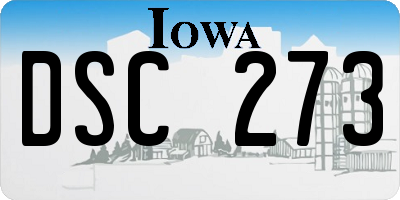IA license plate DSC273