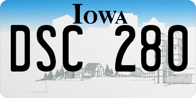 IA license plate DSC280