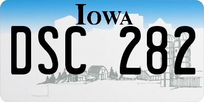 IA license plate DSC282