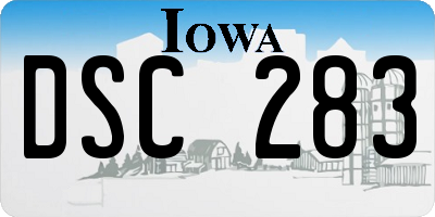 IA license plate DSC283
