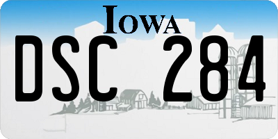 IA license plate DSC284
