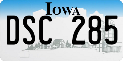 IA license plate DSC285