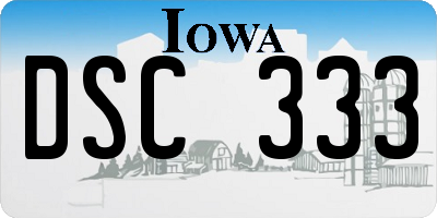 IA license plate DSC333