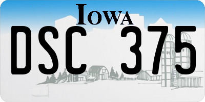 IA license plate DSC375