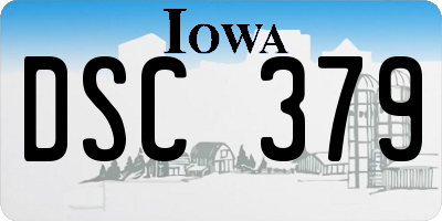 IA license plate DSC379