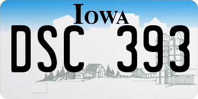 IA license plate DSC393