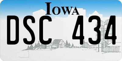 IA license plate DSC434