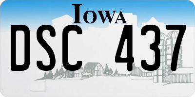 IA license plate DSC437