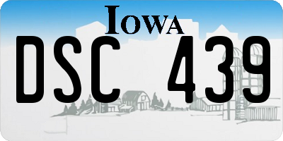 IA license plate DSC439