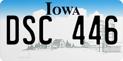 IA license plate DSC446