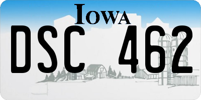 IA license plate DSC462