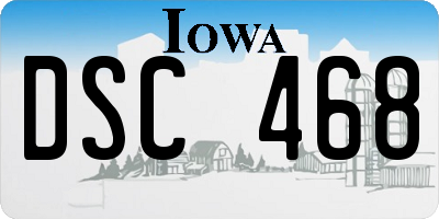 IA license plate DSC468