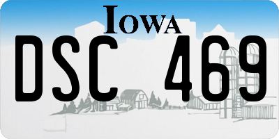 IA license plate DSC469