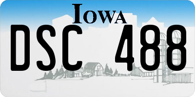 IA license plate DSC488