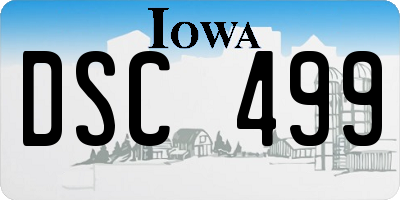 IA license plate DSC499