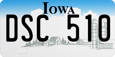 IA license plate DSC510