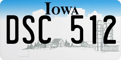 IA license plate DSC512