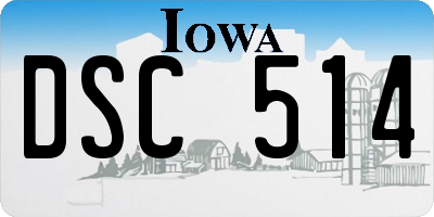 IA license plate DSC514