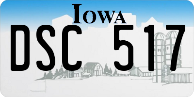 IA license plate DSC517