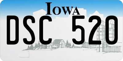 IA license plate DSC520