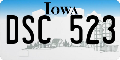 IA license plate DSC523