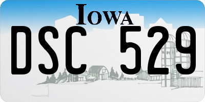 IA license plate DSC529