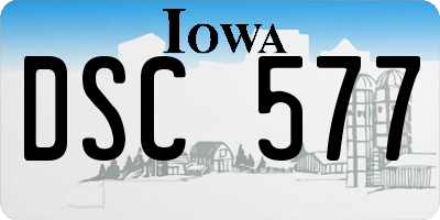 IA license plate DSC577