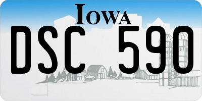 IA license plate DSC590