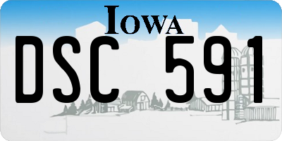 IA license plate DSC591
