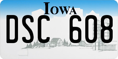 IA license plate DSC608