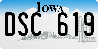 IA license plate DSC619