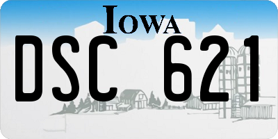 IA license plate DSC621