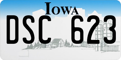 IA license plate DSC623