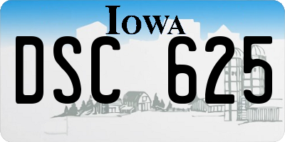 IA license plate DSC625